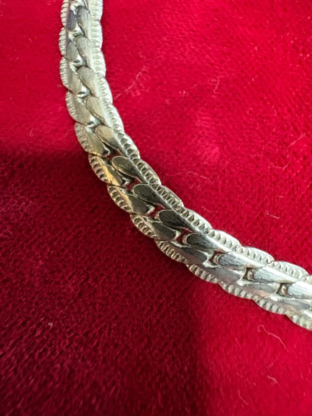 Bracelet 925 Sterling Silver Double Link Cuban Lobster Clasp 4.5 mm 7.5